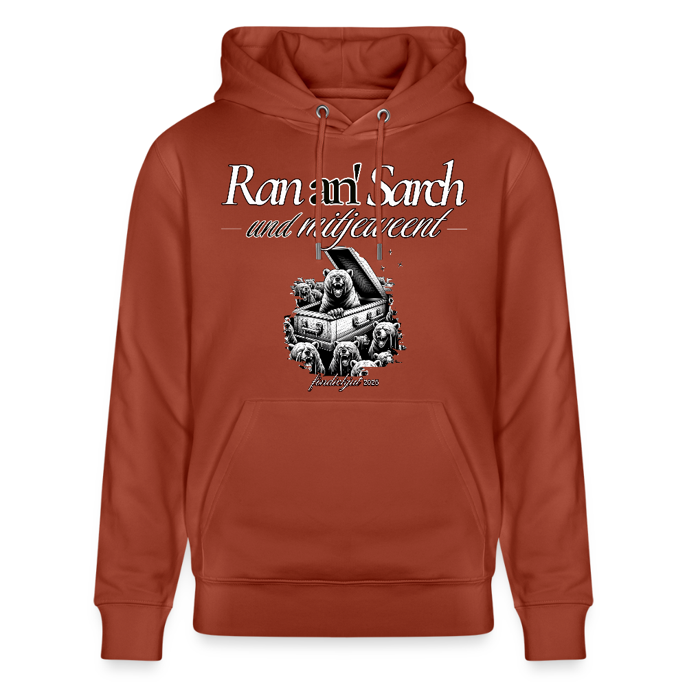 Ran an Sarch-Unisex Bio-Hoodie II - Terrakotta
