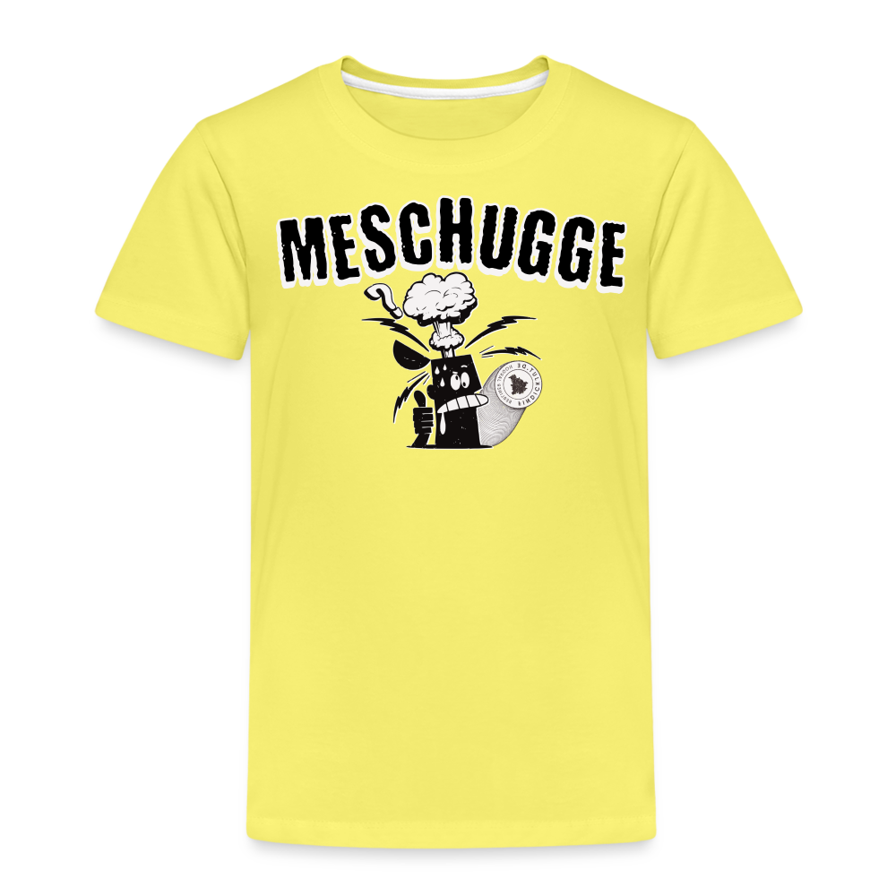 MESCHUGGE - Kinder Premium T-Shirt - Gelb