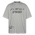 JEH MIR NICH UFFN KEKS!-Unisex Oversize Bio-T-Shirt - Grau meliert
