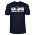ICK GLOOB MIR LAUST DER AFFE-Unisex T-Shirt BIO II - Navy