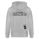 FISEMATENTEN-Unisex Bio-Kapuzenjacke - Grau meliert