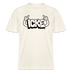 ICKE- RELAXED FIT Unisex Organic T-Shirt mit Berliner Schnauze - Naturweiß 