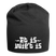 Berliner Spruch-ET IS WIE'T IS-Jersey-Beanie - Schwarz