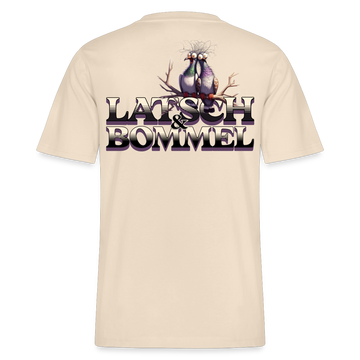 BERLINER LATSCH UND BOMMEL - Relaxed Fit Unisex Bio-T-Shirt - Naturweiß