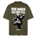 ICK MACH WAT ICK WILL-Oversized Unisex Bio T-Shirt III - Khaki