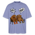 Berliner Bär Shirt mit Berliner Schnauze-WATN? NÜSCHT-Oversized Unisex Bio T-Shirt - Violett
