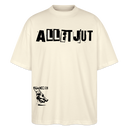 ALLET JUT-Unisex Oversize Bio-T-Shirt - Weißgrau