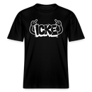 ICKE- RELAXED FIT Unisex Organic T-Shirt mit echt Berliner Schnauze - Schwarz