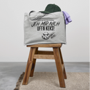 JEH MIR NICH UFFN KEKS!-Einkaufstasche - Grau meliert