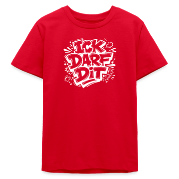 ICK DARF DIT-Teenager T-Shirt für Berliner Gören - Rot