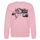 Berliner Schnauze "MACH 'N ABJANG - Unisex Bio-Sweatshirt - Hellrosa
