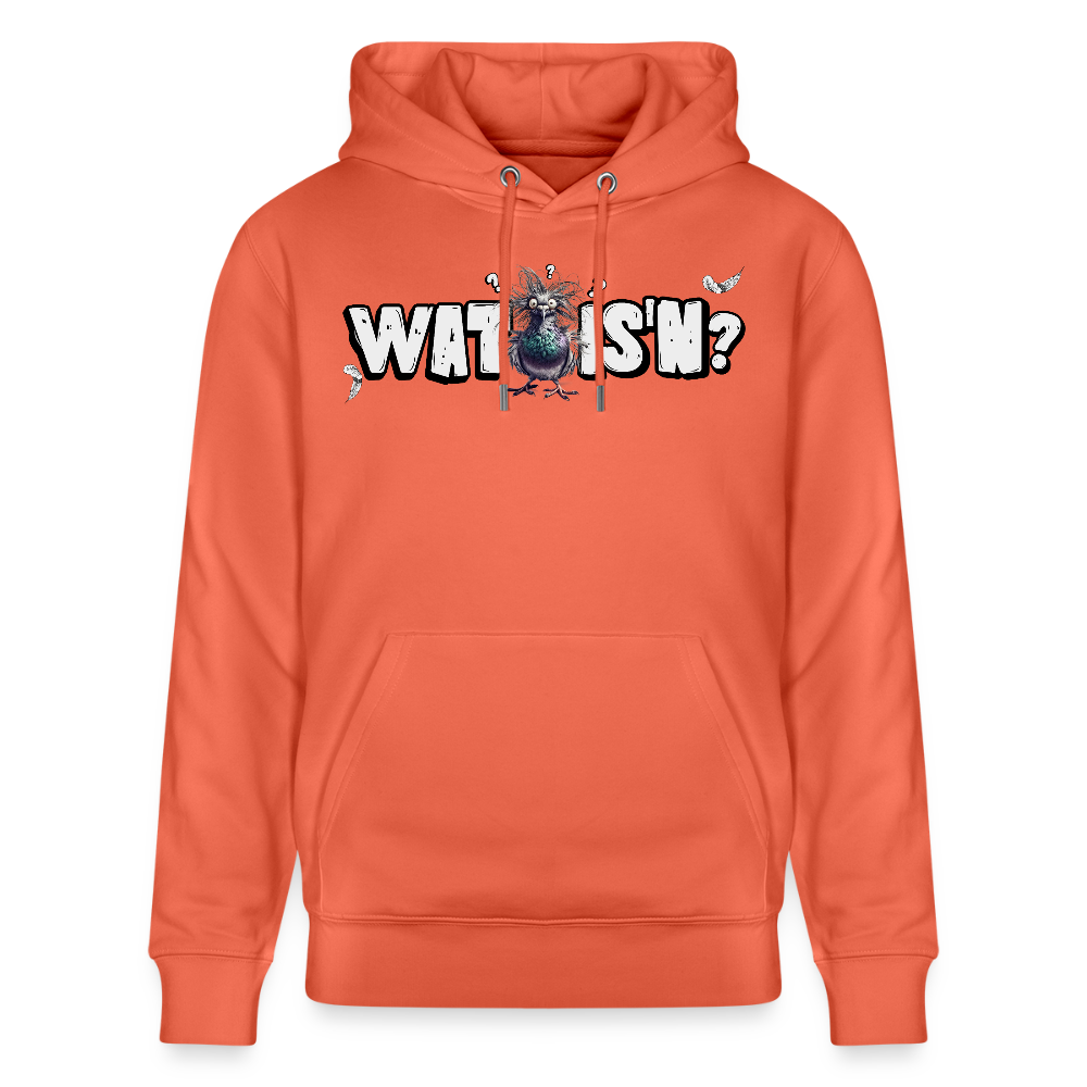 WAT IS'N?-Unisex Bio-Hoodie - Hellrot