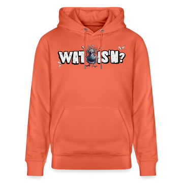 WAT IS'N?-Unisex Bio-Hoodie - Hellrot