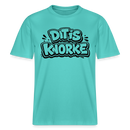 DIT IS KNORKE-RELAXED FIT Unisex Bio T-Shirt - Poolblau