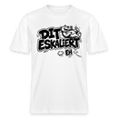 Berlin Shirt mit Spruch-DIT ESKALIERT EH- RELAXED FIT Unisex Bio T-Shirt - Weiß