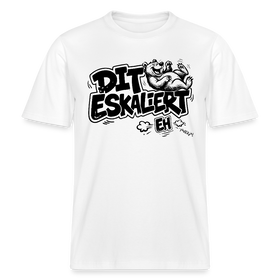 Berlin Shirt mit Spruch-DIT ESKALIERT EH- RELAXED FIT Unisex Bio T-Shirt - Weiß