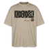 Chaos Shirt-KLADDERADATSCH-Oversized Unisex Bio T-Shirt - Steingrau