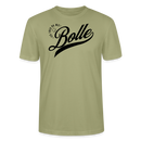 ICK FREU MA WIE BOLLE-Unisex T-Shirt BIO - Nebelgrün