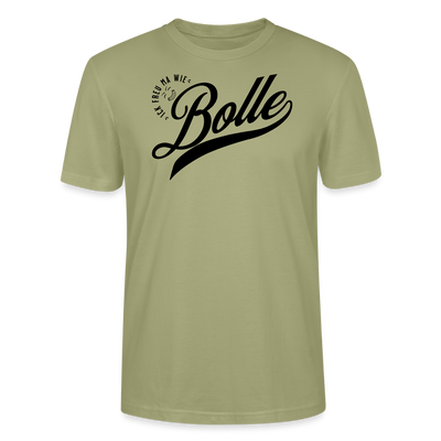 ICK FREU MA WIE BOLLE-Unisex T-Shirt BIO - Nebelgrün