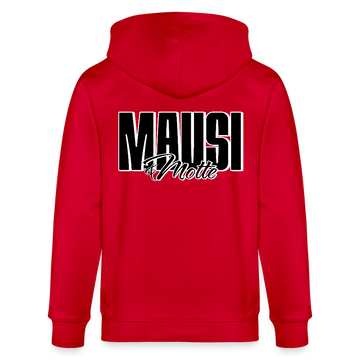 MAUSI UND MOTTE-Unisex Bio-Kapuzenjacke - Rot