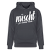 NÜSCHT FÜR SCHWACHE NERVEN-Unisex Bio-Hoodie mit Berliner Schnauze - Indigoblau