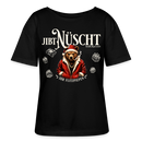 JIBT NÜSCHT-Rundhals Frauen Bio-T-Shirt-grummliger Berliner Bär - Schwarz