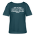 Berliner Spruch-FISIMATENTEN-Rundhals Frauen Bio-T-Shirt - Dunkles Petrol