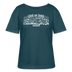 Berliner Spruch-FISIMATENTEN-Rundhals Frauen Bio-T-Shirt - Dunkles Petrol