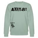 ALLET JUT-Unisex Bio-Sweatshirt - Helles Graugrün