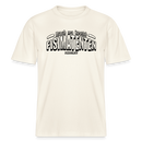 Berliner Spruch-FISIMATENTEN-RELAXED FIT Unisex BIO T-Shirt - Naturweiß 