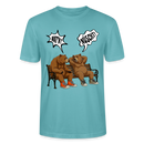 Berliner Bär Shirt mit Berliner Schnauze-WATN?NÜSCHT!-Unisex T-Shirt - Pastelltürkis