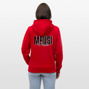 MAUSI UND MOTTE-Unisex Bio-Kapuzenjacke - Rot