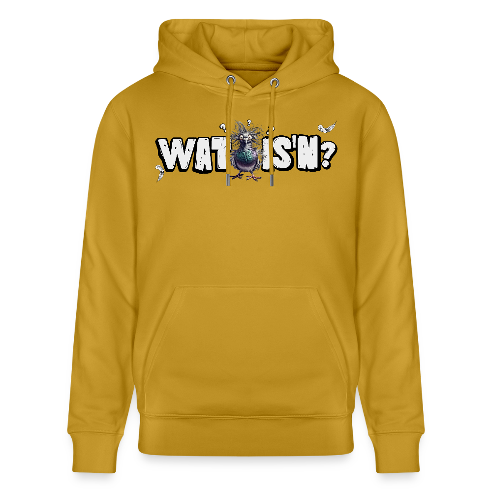 WAT IS'N?-Unisex Bio-Hoodie - Ocker