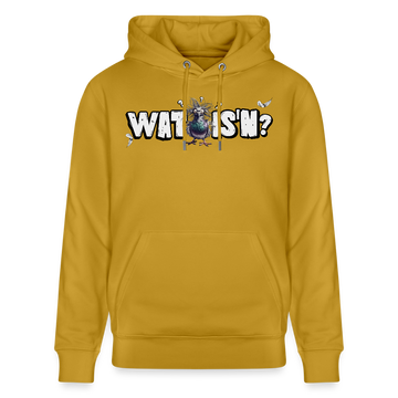 WAT IS'N?-Unisex Bio-Hoodie - Ocker
