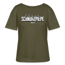 SCHNURZPIEPE-Rundhals Frauen Bio-T-Shirt - Khaki