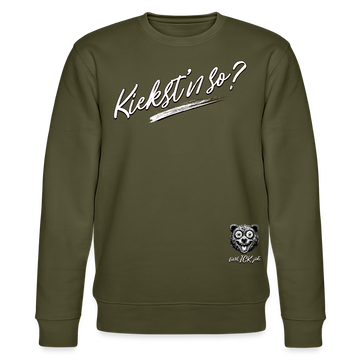 KIEKST'N SO?-Unisex Bio-Sweatshirt - Khaki