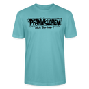 lustiges Berlin Shirt-PFANNKUCHEN, NICH BERLINER-Unisex T-Shirt BIO - Pastelltürkis