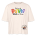 LIEBE IS BUNT-Frauen Boxy Bio-T-Shirt - Naturweiß