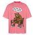 Berliner Bär und Spruch-JEH MIR NICH UFFN SENKEL-Oversized Unisex Bio T-Shirt - Pink 