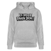 Berliner Schnauze Statement-ICK HAB DIE FAXEN DICKE-Unisex Bio-Hoodie - Grau meliert