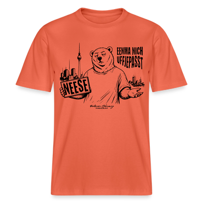 Berlin Souvenir-NEESE-RELAXED FIT Unisex Organic T-Shirt - Hellrot