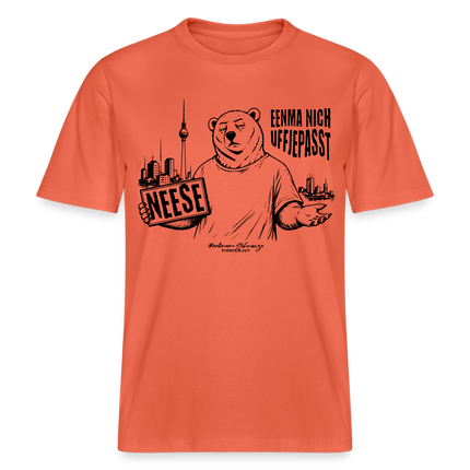 Berlin Souvenir-NEESE-RELAXED FIT Unisex Organic T-Shirt - Hellrot