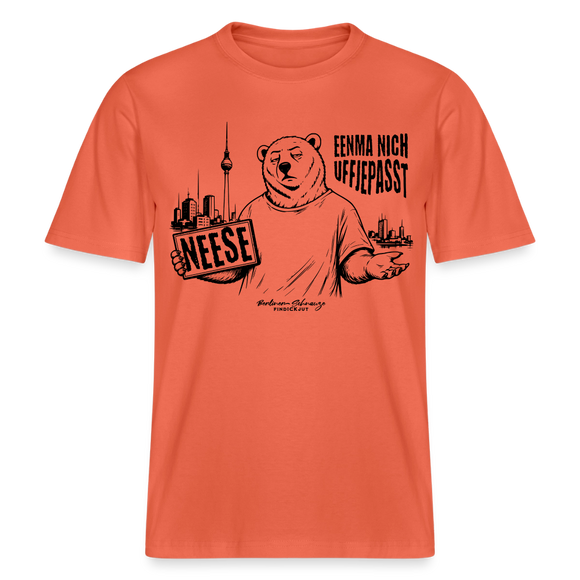 Berlin Souvenir-NEESE-RELAXED FIT Unisex Organic T-Shirt - Hellrot