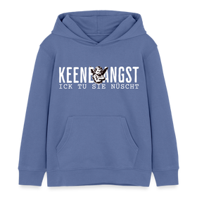 KEENE ANGST ICK TU SIE NÜSCHT -  Bio-Hoodie Mini - Blau