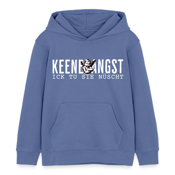 KEENE ANGST ICK TU SIE NÜSCHT -  Bio-Hoodie Mini - Blau
