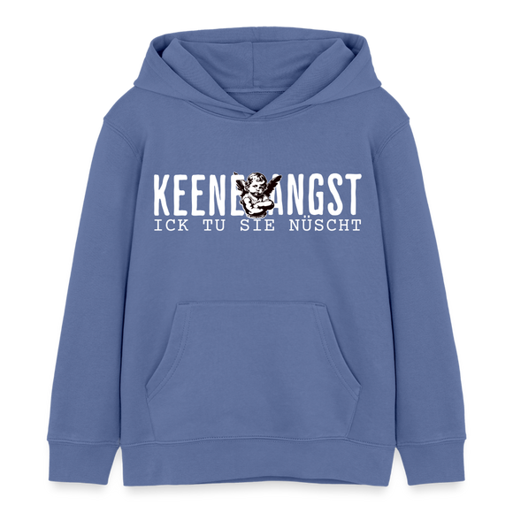 KEENE ANGST ICK TU SIE NÜSCHT -  Bio-Hoodie Mini - Blau