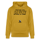 Berliner Spruch-EINFACH AUS DAFFKE-Unisex Bio-Hoodie - Ocker