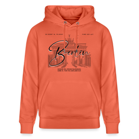 BERLIN-Unisex Bio-Hoodie - Hellrot