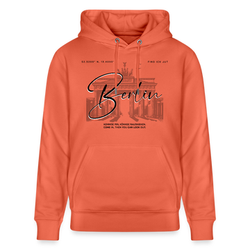 BERLIN-Unisex Bio-Hoodie - Hellrot