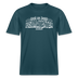 Berliner Spruch-FISIMATENTEN-RELAXED FIT Unisex BIO T-Shirt II - Dunkles Petrol